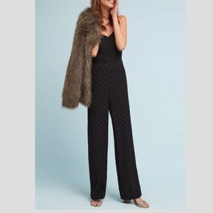 NWT Anthropologie The Essential Polka Dot Jumpsuit